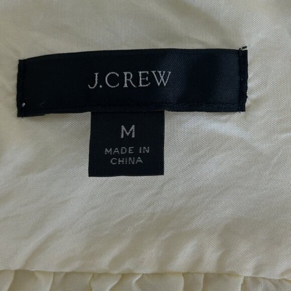 J. Crew Eco Cupro Blend Chamois Collared Popover Long Sleeve Top Size Medium - Picture 3 of 7